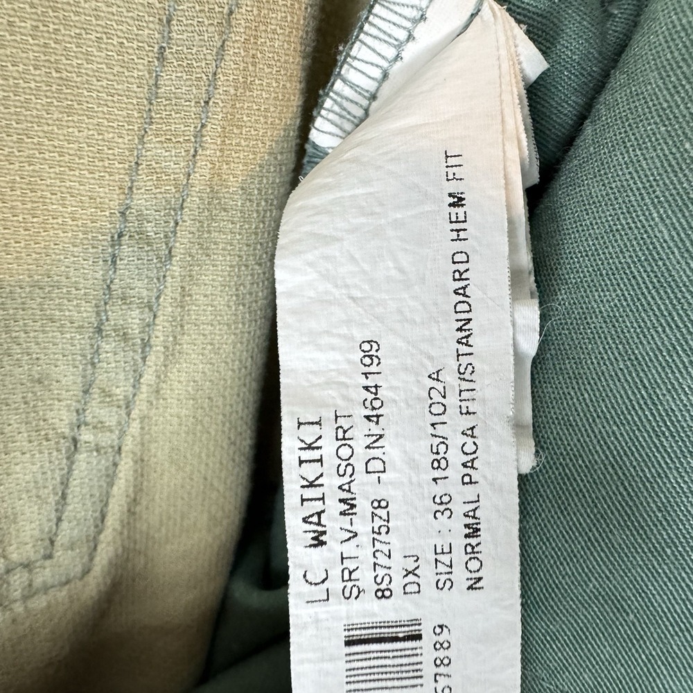 LCW Vision LC Waikiki Shorts White With Blue Distressing 100% Cotton Mens 36 - Picture 7 of 7